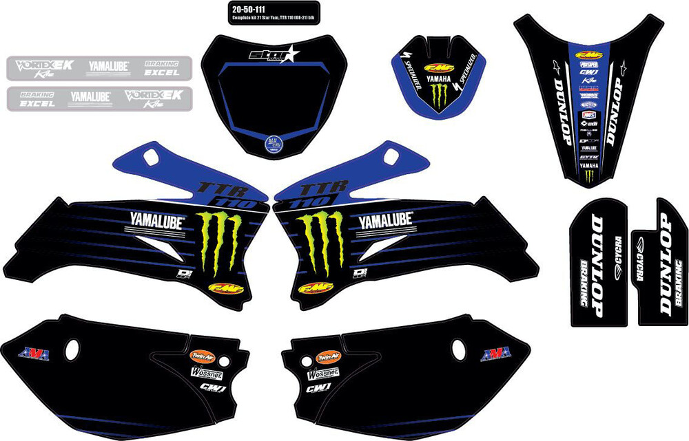 D-Cor Complete Kit 21 Star Black Bag Yam