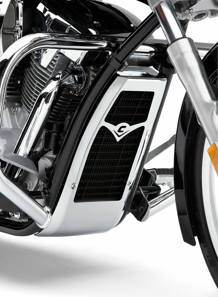 Cobra Radiator Cover Chrome Hon Vtr1300 10-17