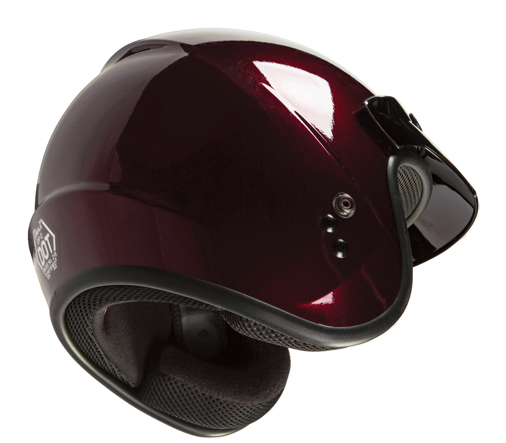 GMAX OF-2 OPEN-FACE HELMET WINE RED XS