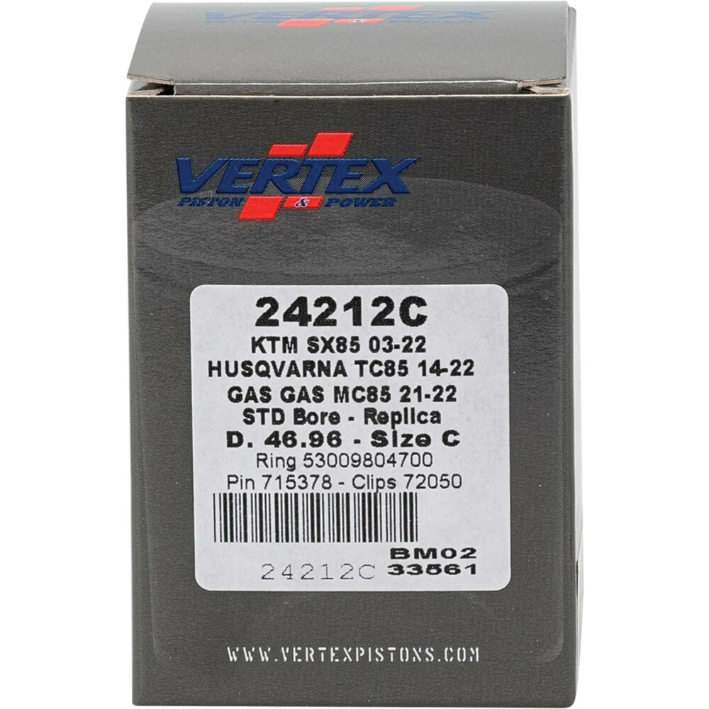 VERTEX PISTON KIT CAST 46.96/STD HUSQ/KTM