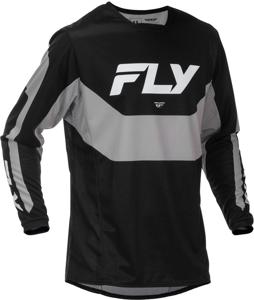 Fly Racing 2026 Kinetic Jersey — Black/Grey