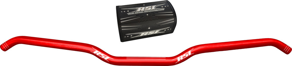 RSI HUSTLER 7/8" HANDLEBAR 1" RISE RACE RED