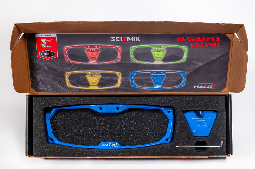 SEIZMIK BEZEL HALO BILLET/LED/CAST BLUE