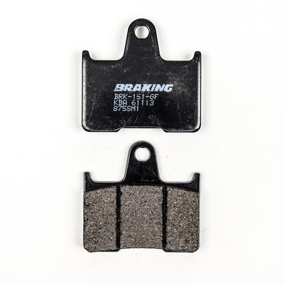 BRAKING BRAKE PAD SET SEMI-METALLIC