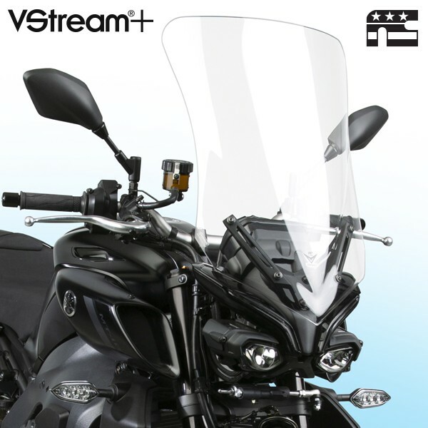 NATIONAL CYCLE VSTREAM+ WINDSCREEN TALL CLEAR YAM