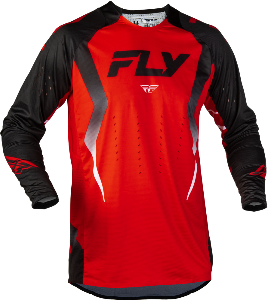 Fly Racing Evolution DST Bolt Jersey (2027) — Red/Black/White