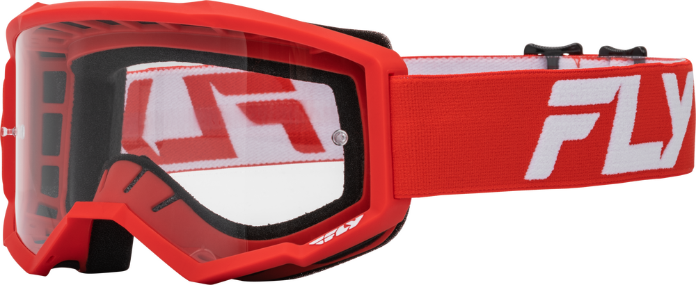 Fly Racing Focus Goggles (2024) — Red/White