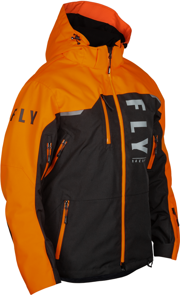 Fly Racing Carbon Jacket (2026) — Black/Orange