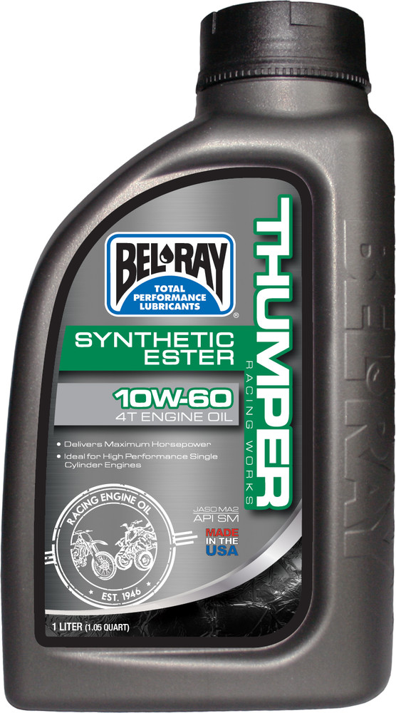 BEL-RAY WORKS THUMPER SYNTHETIC 4T 10W-60 1LT