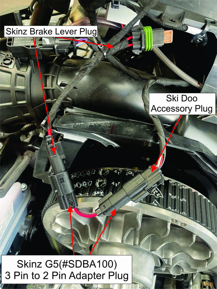 SPG 3 PIN ADAPTOR FOR HEATED BRAKE S/D