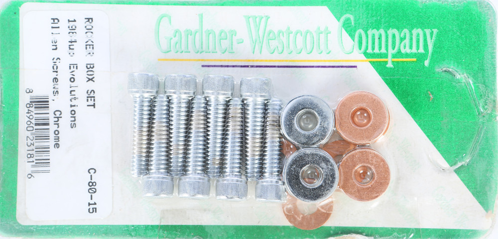 Gardnerwestcott Rocker Box Cover Set Chrome 84-99 Evo Big Twin