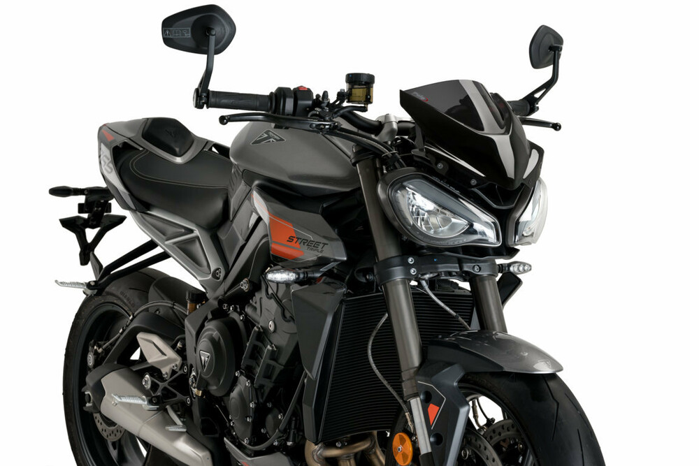 WINDSCREEN NAKED NEW GEN SPORT DARK SMOKE TRI