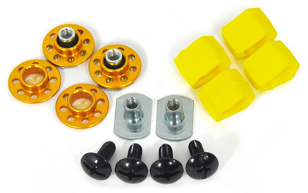 Cycra Replacement Hardware Rebound Black/Silver
