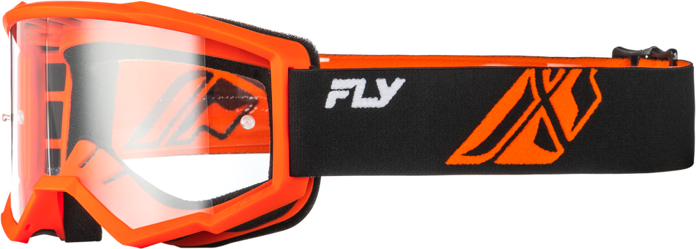 Fly Racing Youth Focus Goggle (2026) — Black/Orange