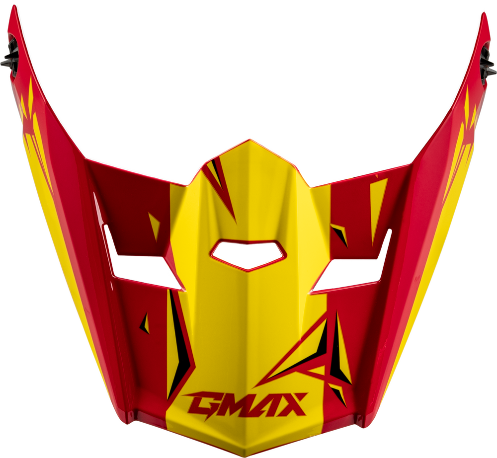 Gmax MX-46Y Unstable Helmet — Red/Yellow