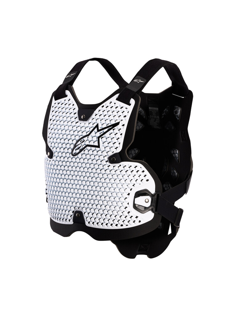 Alpinestars Bionic Action V2 Chest Protector (2027) — White/Black
