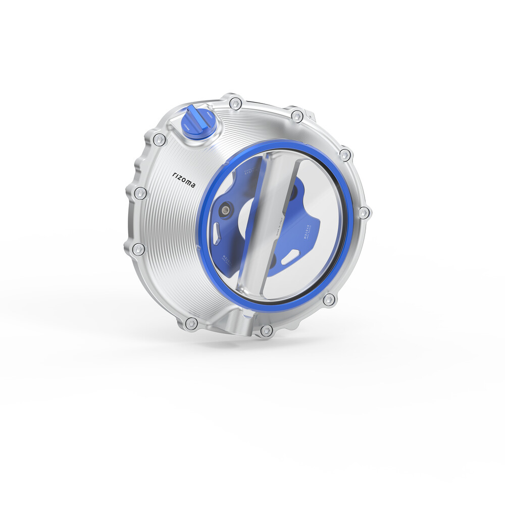 RIZOMA CLUTCH COVER SILVER/BLUE BMW