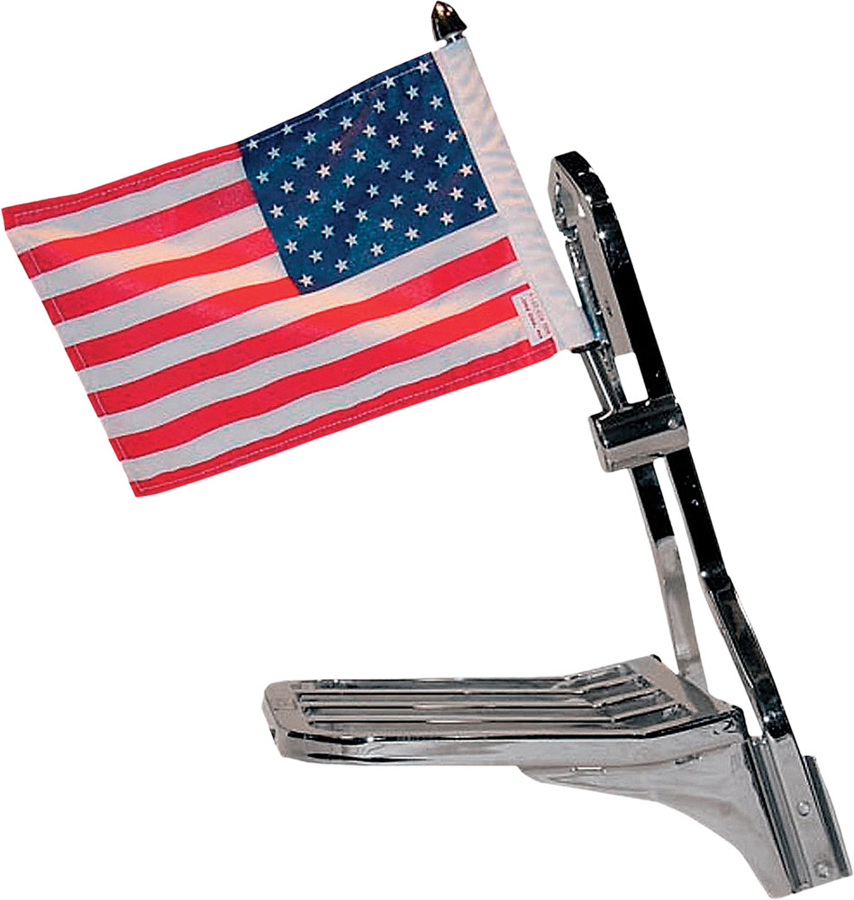 Pro Pad Usa 6x9 Flag And Mount For Square Sissy Bar