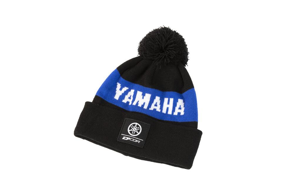 D-COR YAMAHA BEANIE STRIPE BLACK/BLUE