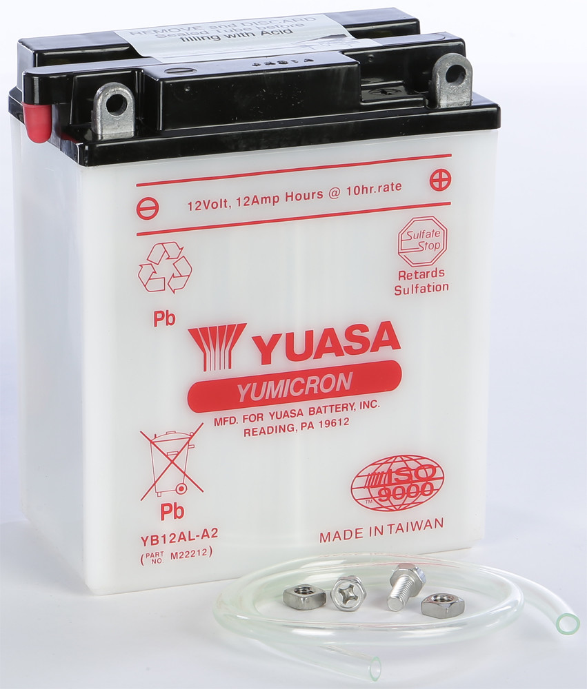 YUASA BATTERY YB12AL-A2 CONVENTIONAL