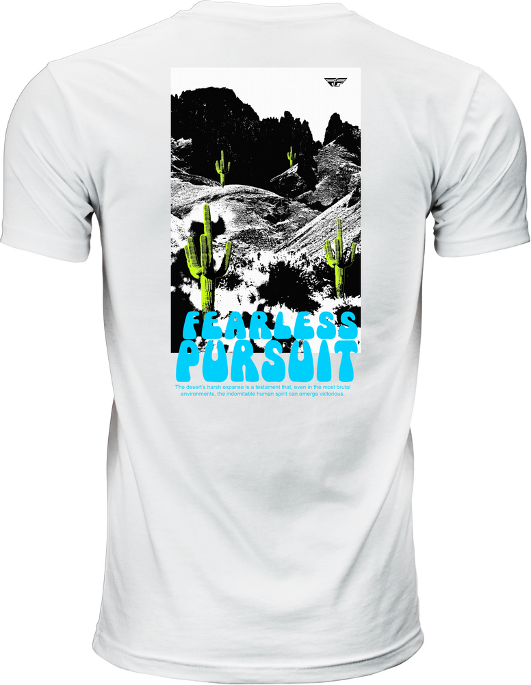 FLY RACING FLY DESERT TEE WHITE SM