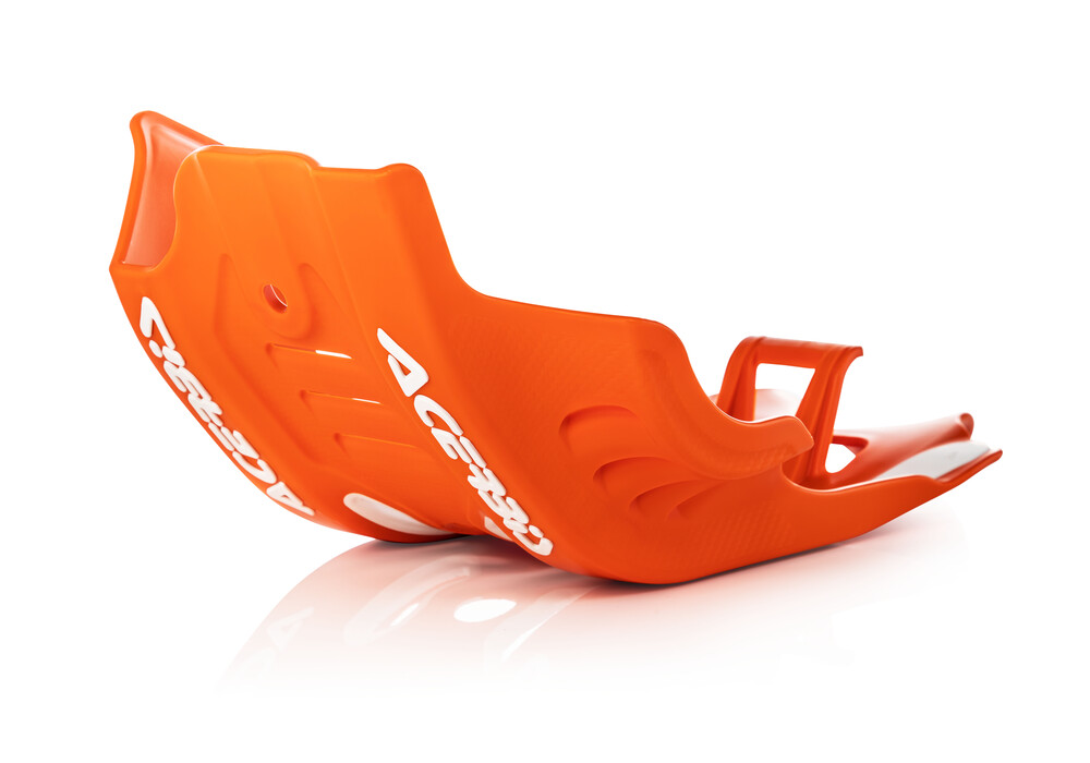ACERBIS SKID PLATE ORANGE/WHITE