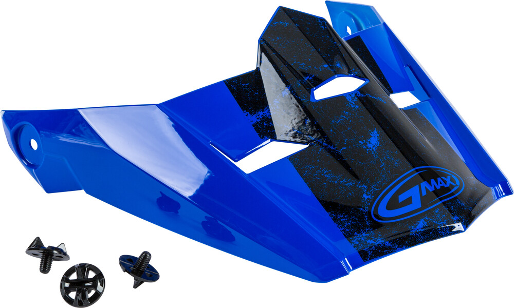Gmax MX-46 Dominant Visor w/ Screws — Blue/Black/White