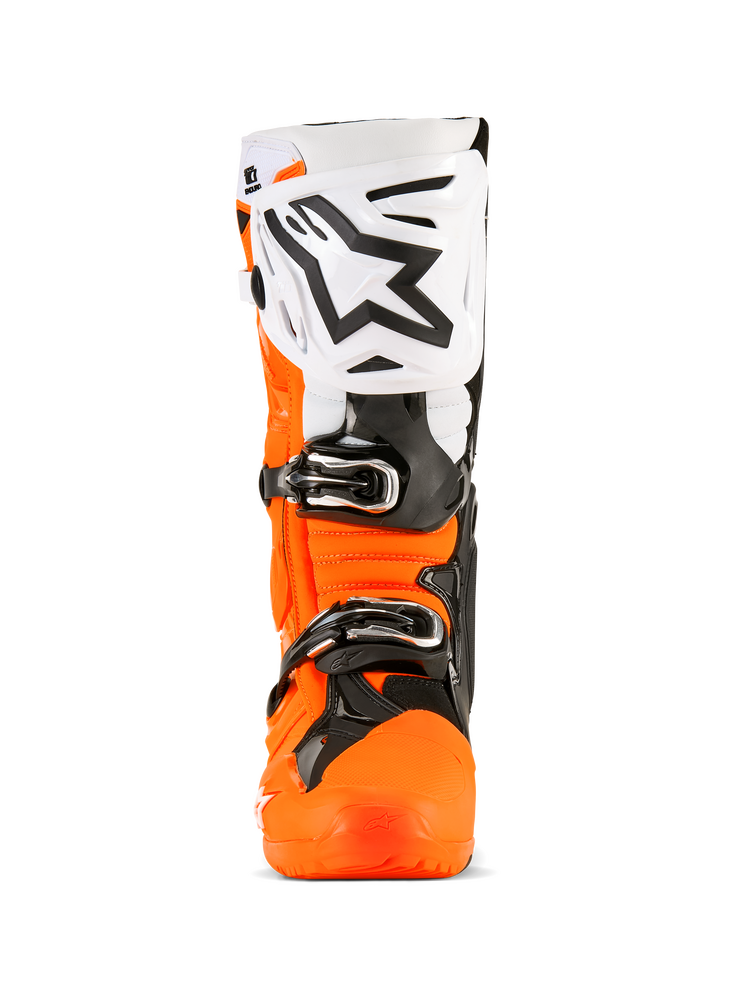 ALPINESTARS TECH 10 ENDURO BOOTS ORANGE FLUO/BLACK/WHITE 14