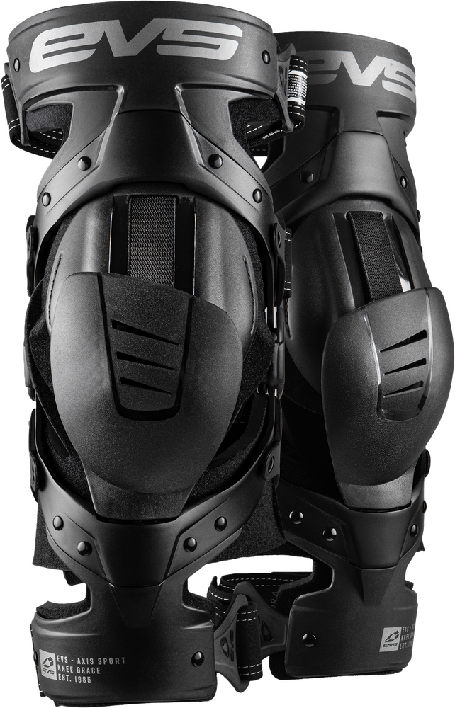 Evs Axis Sport Knee Brace — Black/Black/Grey