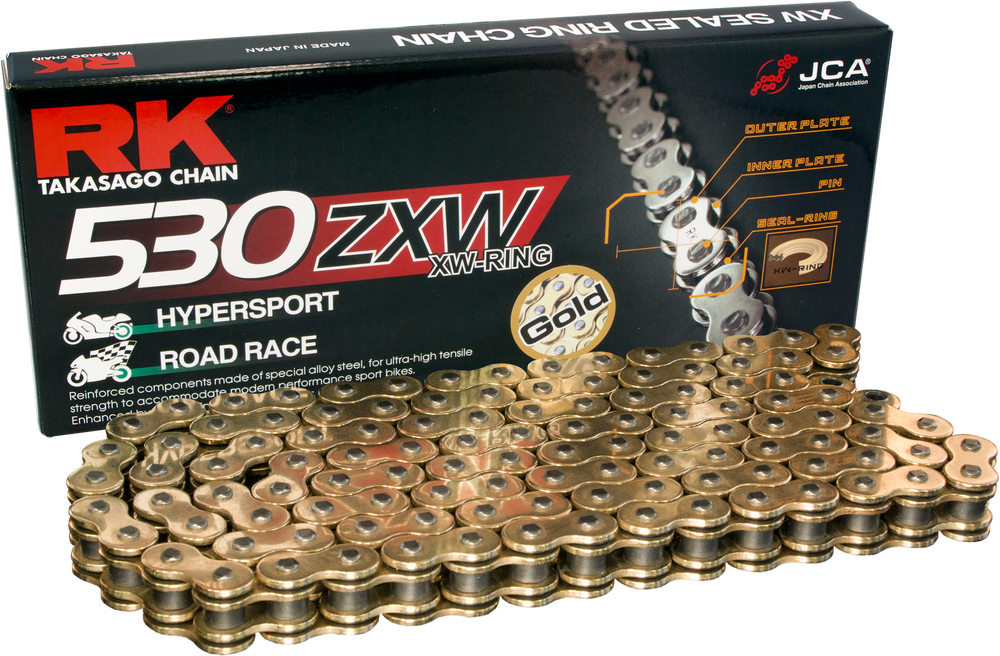 Rk Excel Gb530zxw Drive Chain Gold 530 X 130