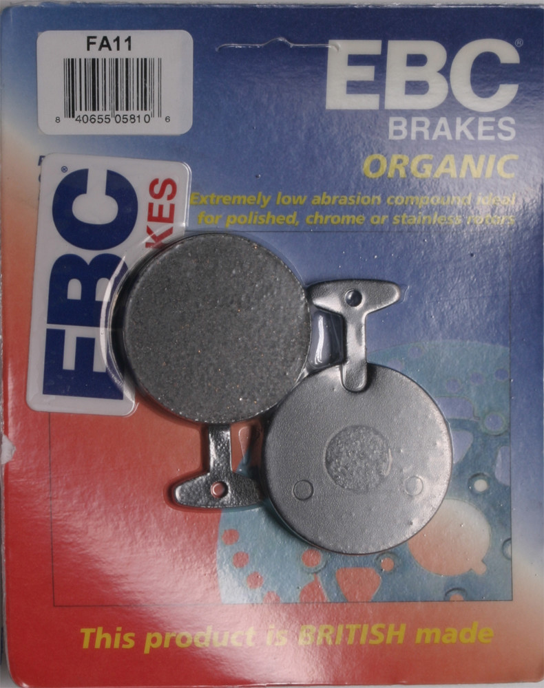 EBC FA11 Organic Front Brake Pads / FA11