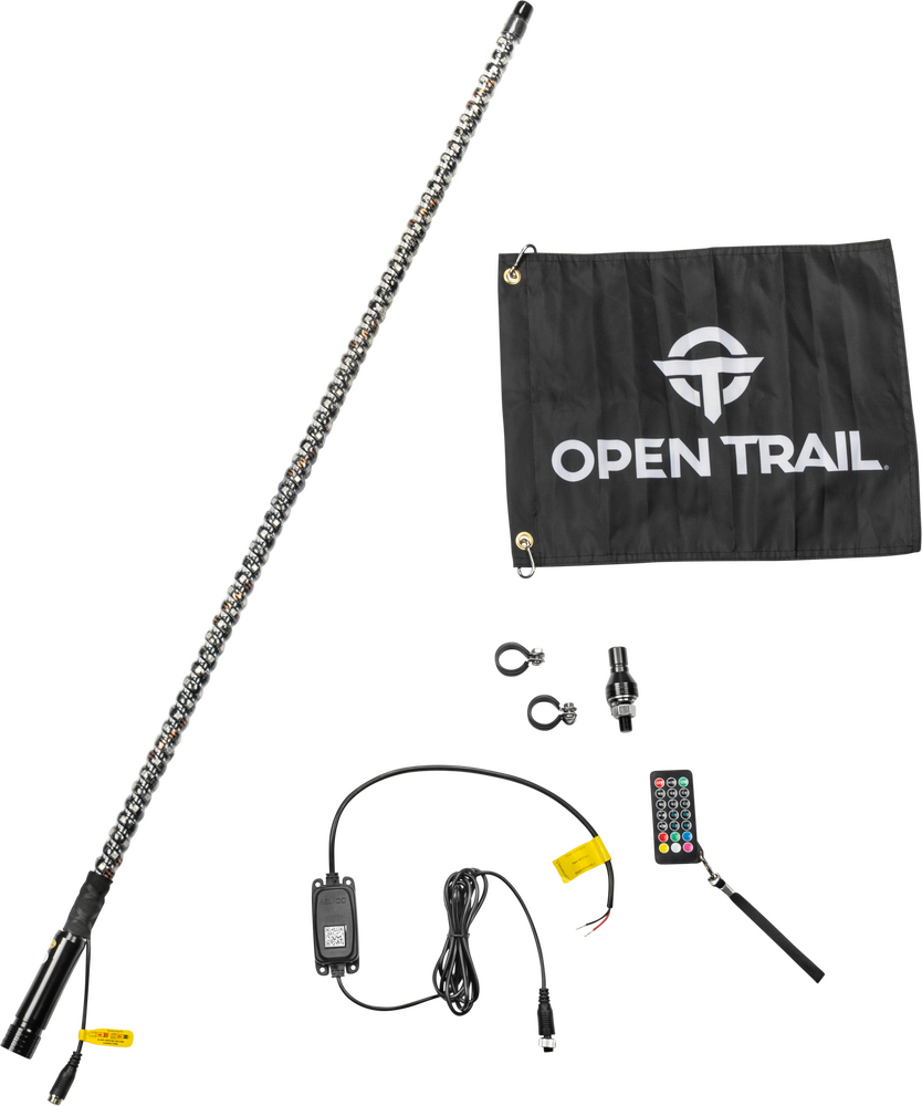 Open Trail 4 Foot Rgb Led Whip Flag