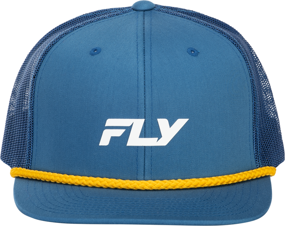 FLY RACING FLY TRUCKER HAT BLUE/YELLOW
