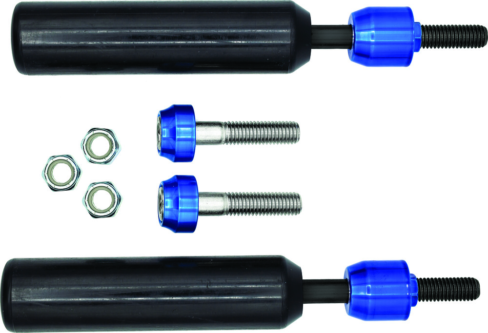 SANTORO FABWORX SHOCK MOUNT SLIDERS BLUE DYNA 09-17