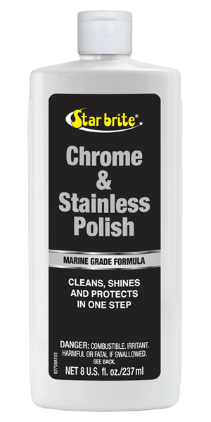Star Brite Chrome & Stainless Polish 8 Oz 12/Case