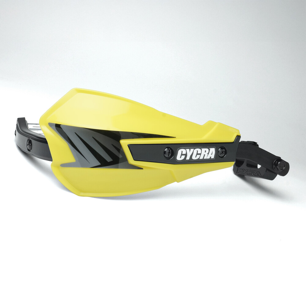Cycra Hand Guard Universal U-Clamps Vortex Yellow