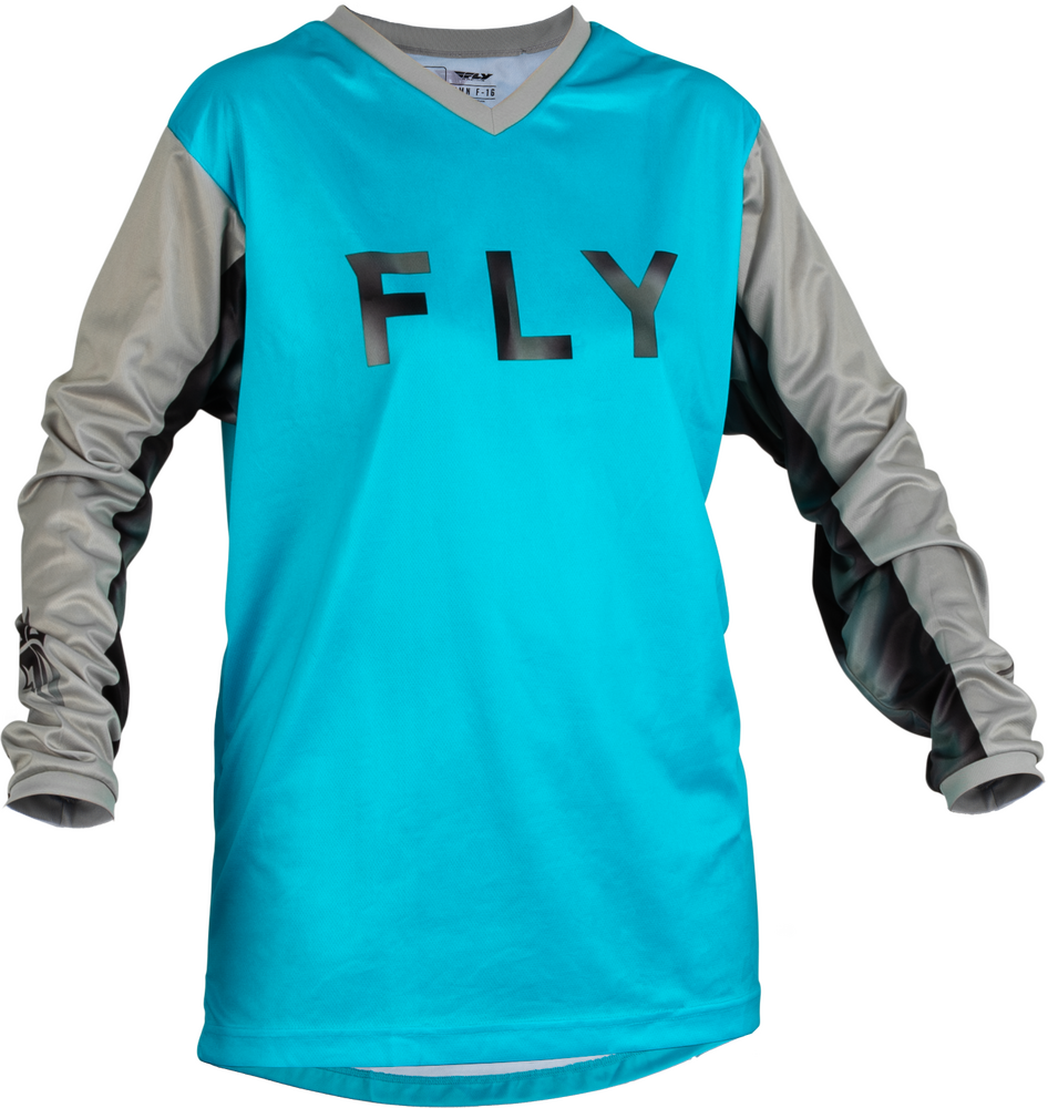 WOMEN'S F-16 JERSEY SKY BLUE/LIGHT GREY XL