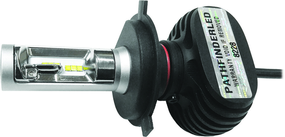 RUGGED FANLESS LED H4 BULB 4000LM