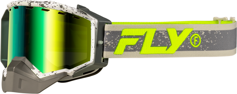 Grey/Hi-Vis W/ Green Mirror/Yellow Lens