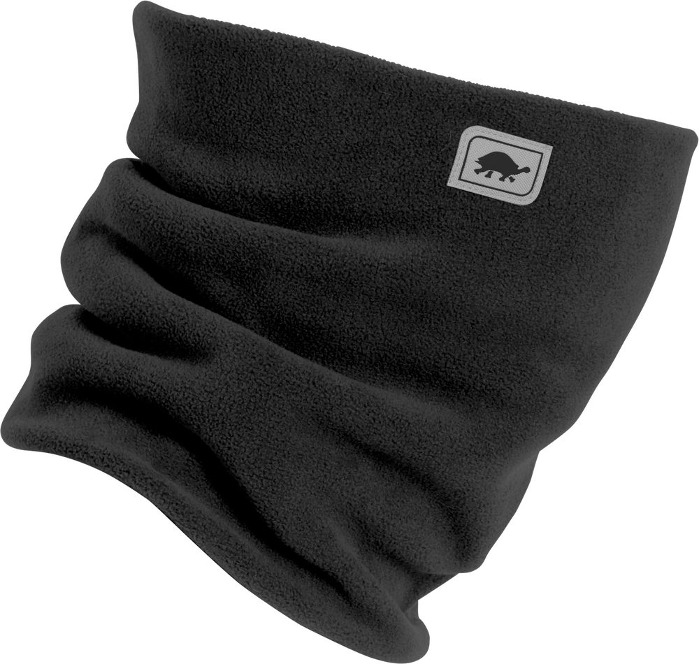 Turtle Fur Fleece Double Layer Neck — Black