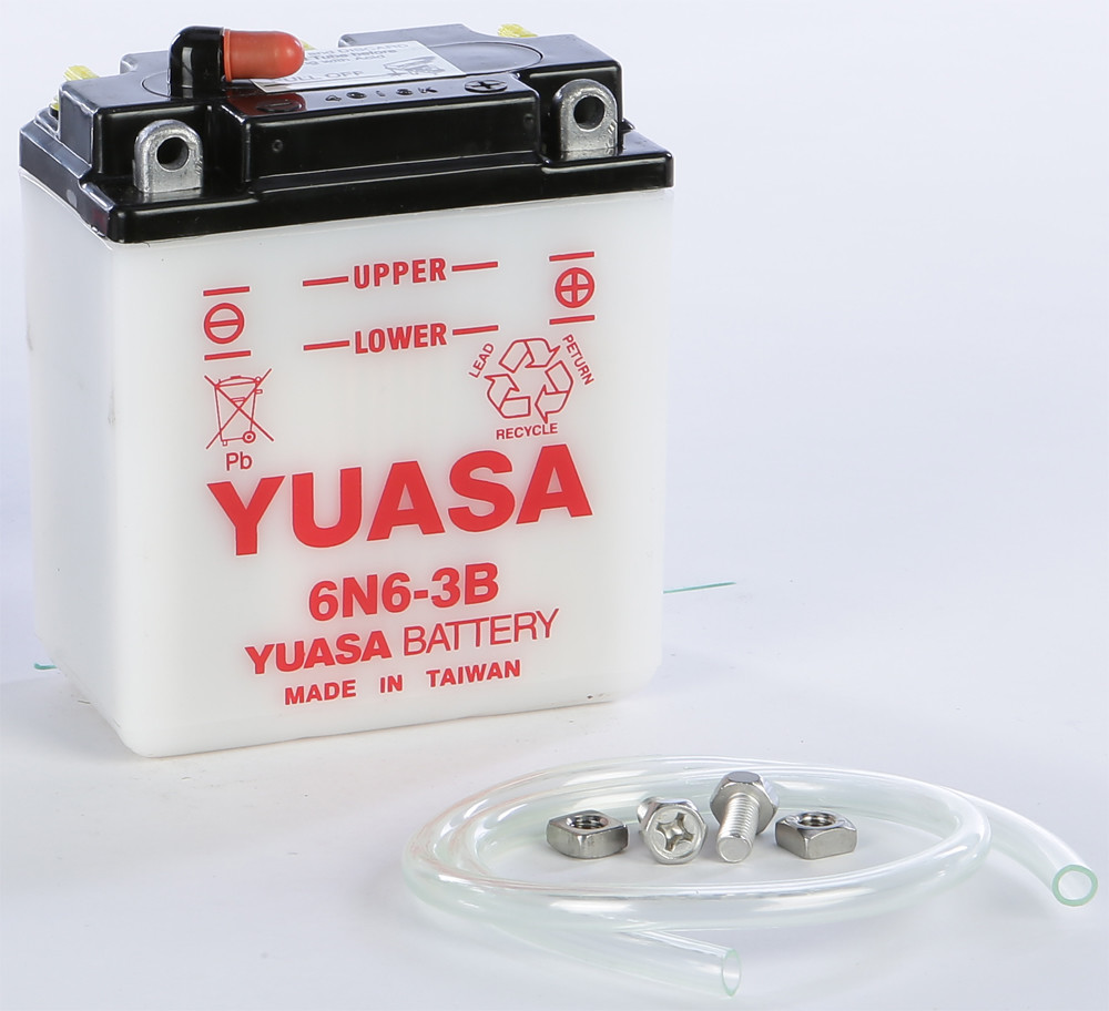 YUASA BATTERY 6N6-3B CONVENTIONAL
