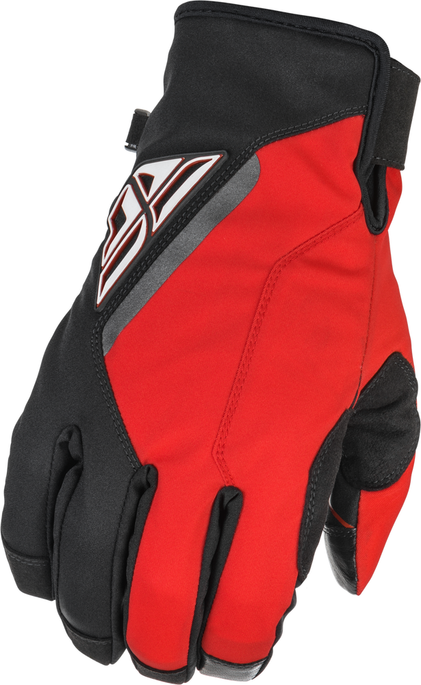 YOUTH TITLE GLOVES BLACK/RED SZ 06