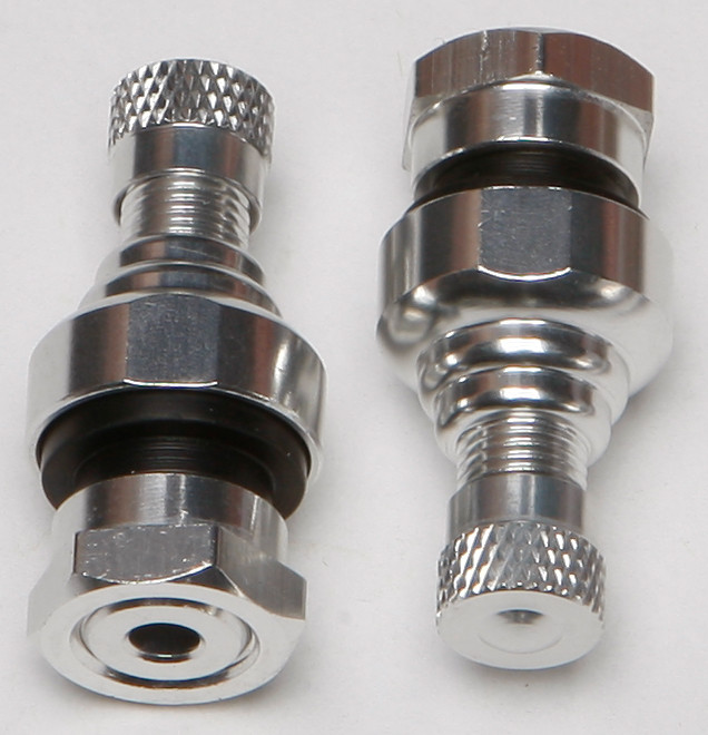 Comp. Werkes Straight/Straight Air Valve 11.3mm Silver