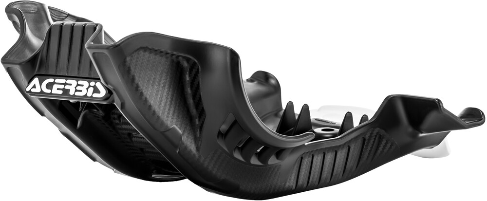 ACERBIS SKID PLATE W/LINKAGE GUARD BLACK/WHITE