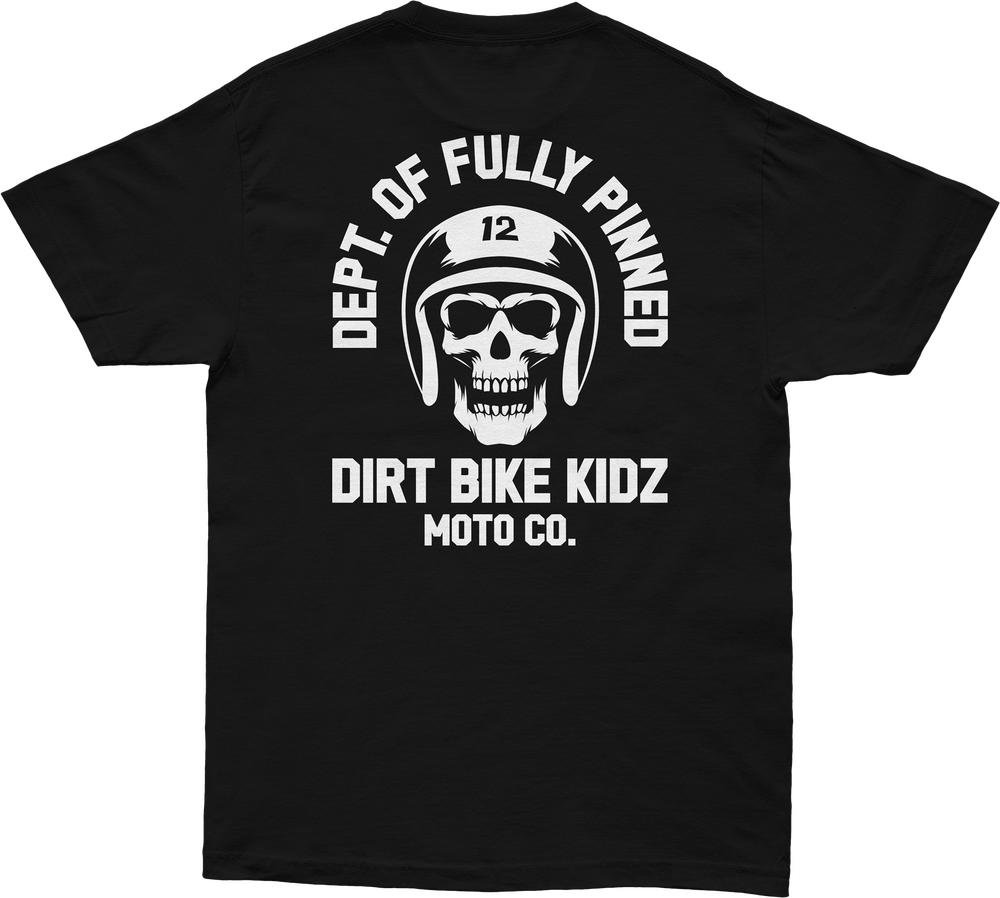 FULLY PINNED YOUTH TEE BLACK YL