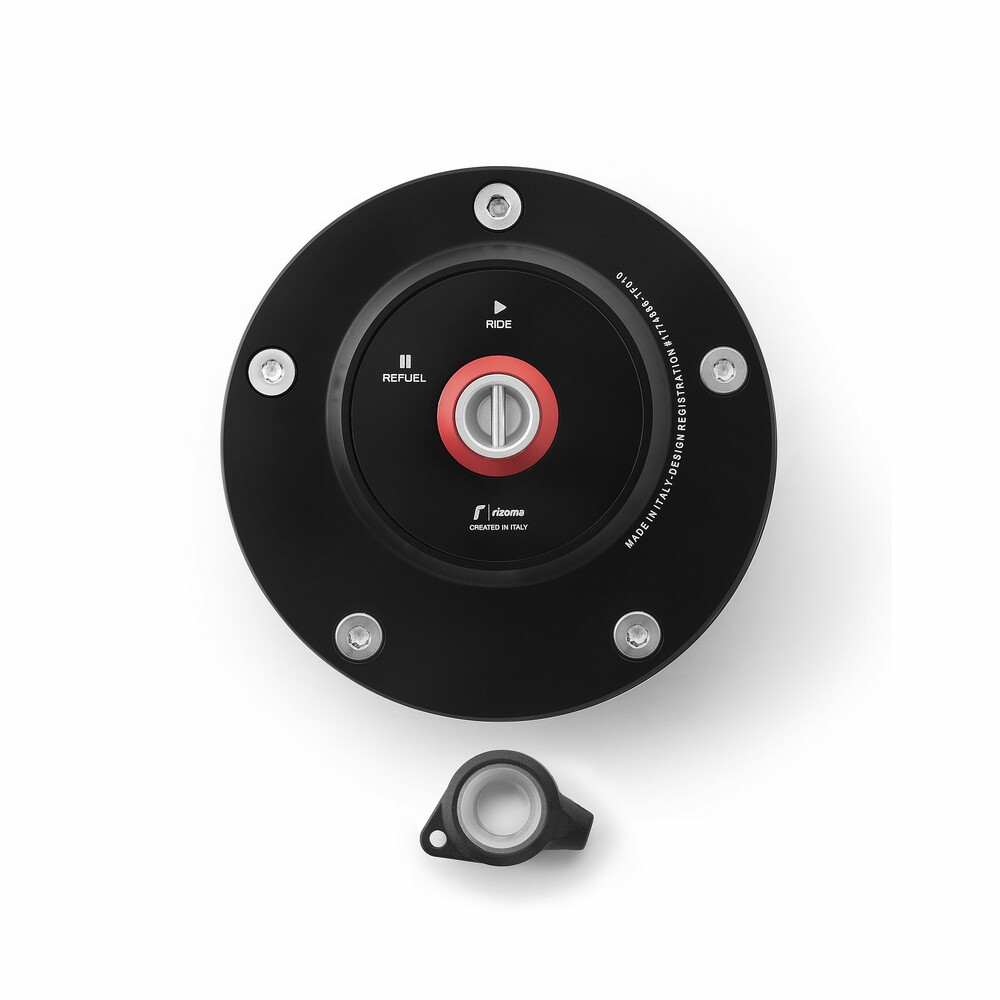 RIZOMA GAS CAP LOCKING BLACK BMW