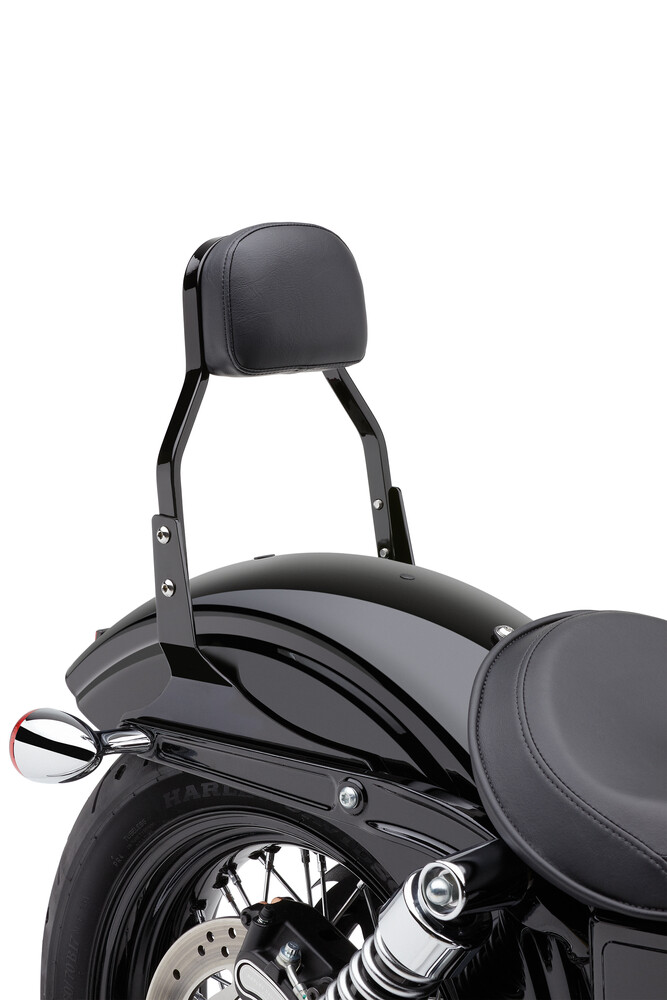 COBRA MINI SISSY BAR BLACK  DYNA 06-17