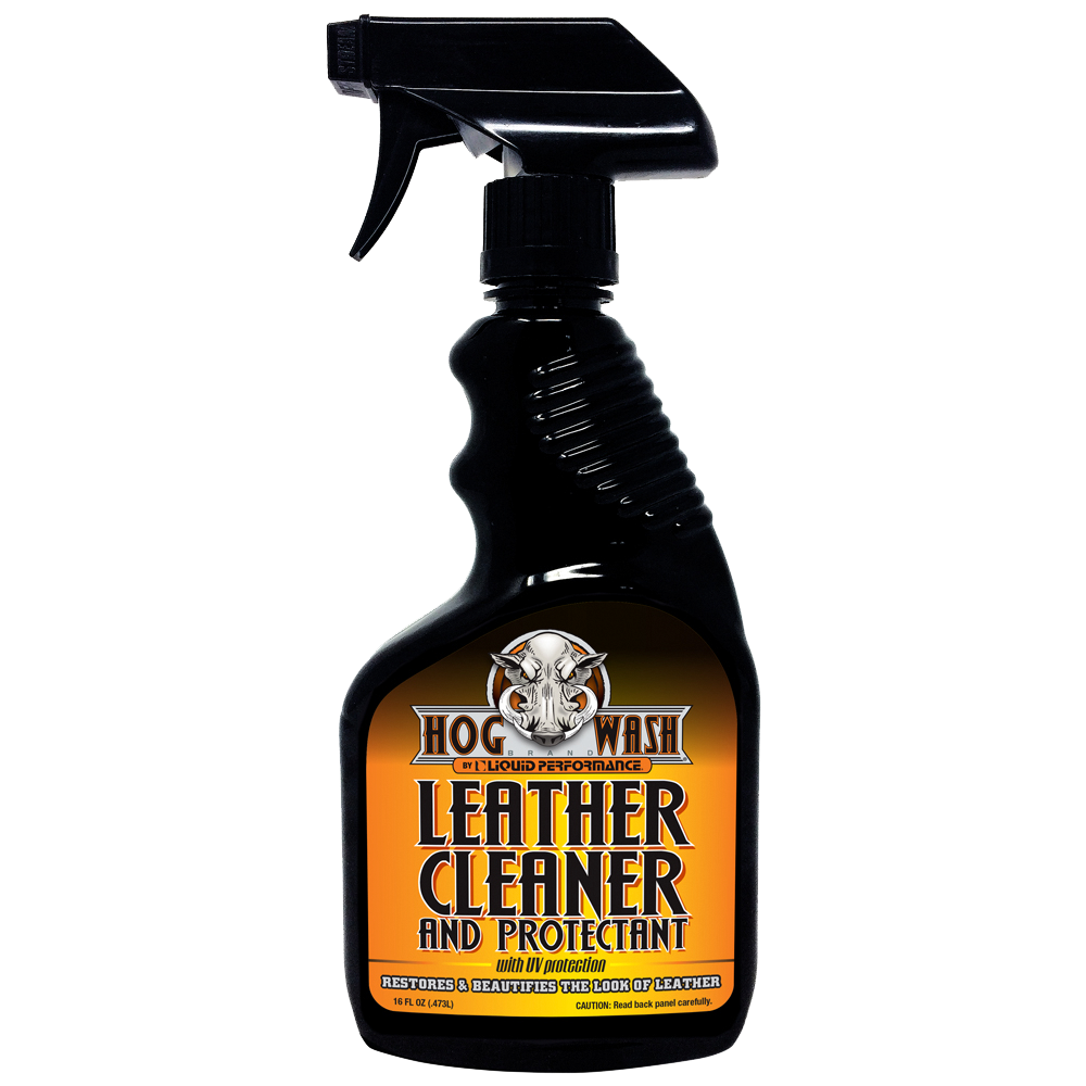 HOG WASH LEATHER CLEANER & PROTECTANT W/UV PROTECTION 16OZ