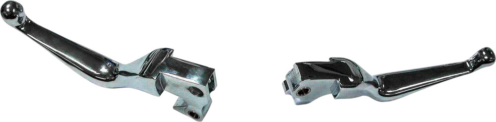 HARDDRIVE SMOOTH LEVER SET CHROME XL 07-13