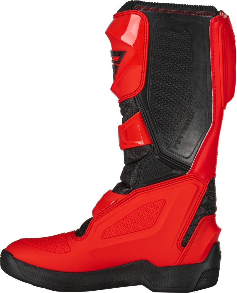 FLY RACING MAVERIK BOOTS RED/BLACK SZ 12